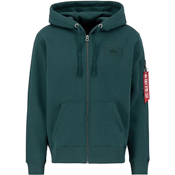 Alpha Industries  Sweatshirt Back Print Zip Hoodie - Force Green günstig online kaufen