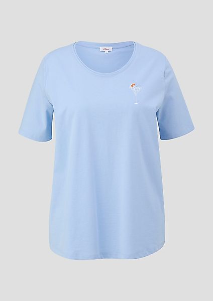 s.Oliver Kurzarmshirt Jerseyshirt mit Printdetail günstig online kaufen