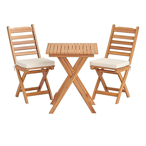 COSTWAY Balkonset, (3-tlg), Bistroset klappbar, mit günstig online kaufen