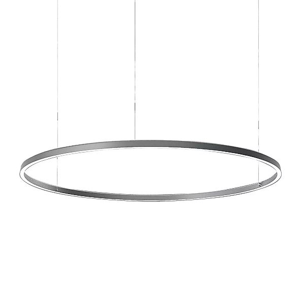 LucePlan - Compendium Circle D81 LED Pendelleuchte Ø110cm - aluminium/Ø 110 günstig online kaufen