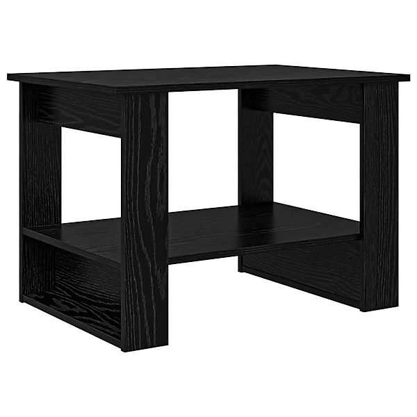 vidaXL Couchtisch Schwarz Eichen-Optik 72 x 50 x 50 cm Holzwerkstoff 800018 günstig online kaufen