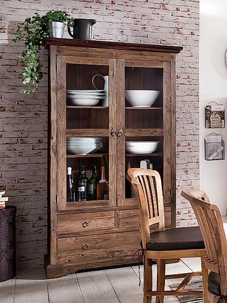 SIT Vitrine "Seadrift", aus recyceltem Altholz Teak, Shabby Chic, Vintage günstig online kaufen