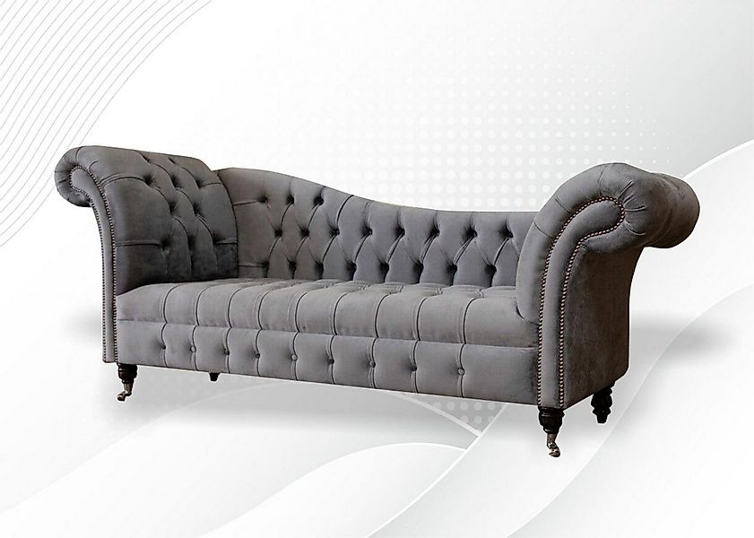 JVmoebel Chesterfield-Sofa Chesterfield Sofa hochwertig massiv Holz handgef günstig online kaufen