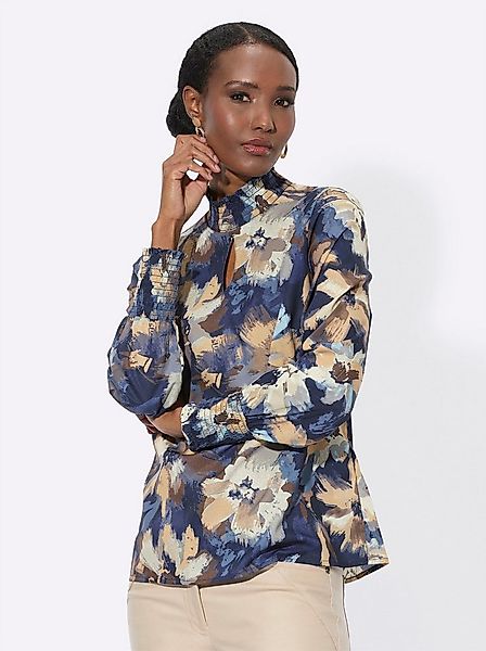 creation L Klassische Bluse Druck-Bluse Langarm günstig online kaufen