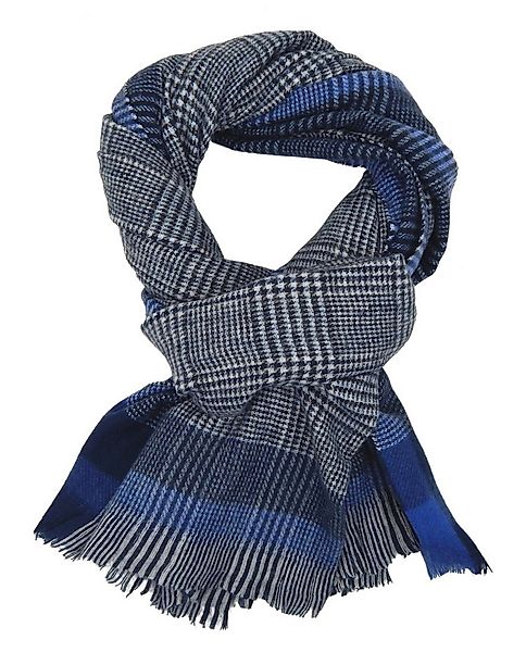 Ella Jonte Modeschal, klassischer Herrenschal Blau oder Braun kariert Herbs günstig online kaufen
