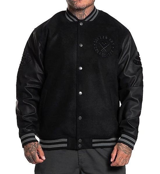 Sullen Clothing Collegejacke Varsity Jacket Schwarz Baseball Jacke Übergang günstig online kaufen