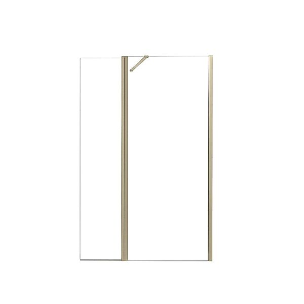 AICA Walk in Duschwand B.85xH.200cm Flipper-Panel B.40xH.200cm 8mm Klares N günstig online kaufen