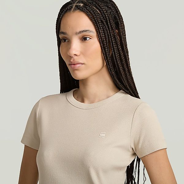 G-STAR T-Shirt "Rib Cap Sleeve", aus Rippjersey günstig online kaufen