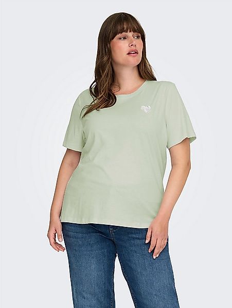 ONLY CARMAKOMA T-Shirt CARKITA LIFE S/S LOGO TOP JRS NOOS Baumwolle, regula günstig online kaufen