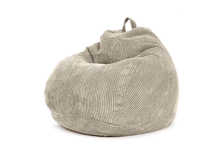 Green Bean Sitzsack Scoop Cord (Indoor Sitzsack 90x110cm EPS-Perlen Füllung günstig online kaufen