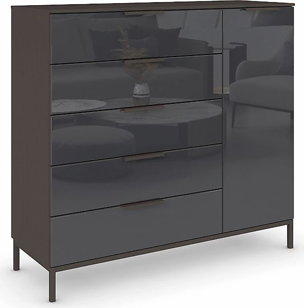 rauch Kombikommode "Kommode Türkommode Sideboard Kombikommode FLIPP mit Gla günstig online kaufen
