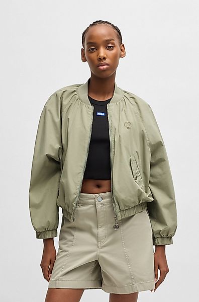 HUGO Blue Kurzblazer "Asata" mit Raglanärmeln Bomberjacke Bomber günstig online kaufen