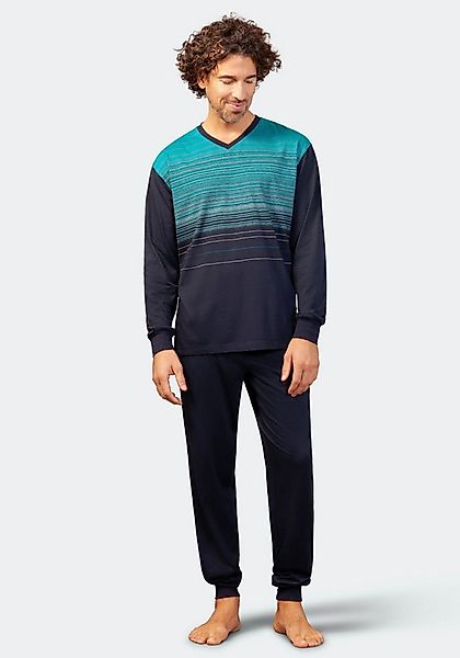 Hajo Pyjama Hajo, Schlafanzug Klima-Komfort 53761 günstig online kaufen