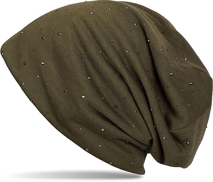 styleBREAKER Beanie Beanie mit Strass Nieten günstig online kaufen