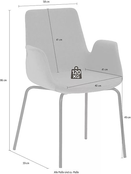 Mayer Sitzmöbel Bürostuhl "Sessel myHELIOS", Polyester-Feinstruktur weich günstig online kaufen