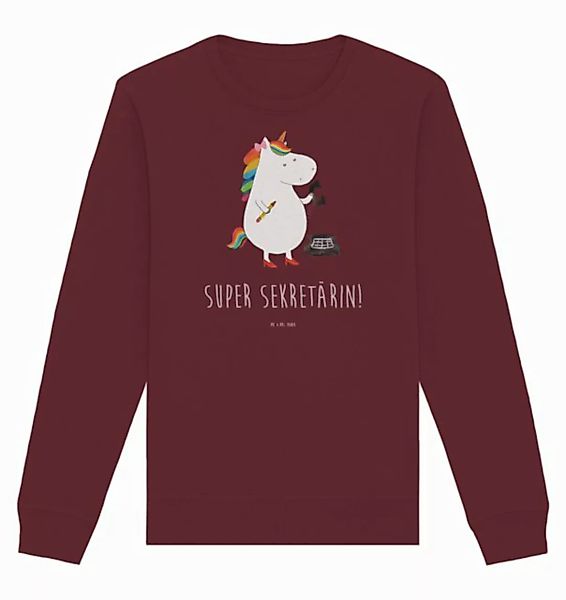 Mr. & Mrs. Panda Longpullover Größe XL Einhorn Sekretärin - Burgundy - Gesc günstig online kaufen