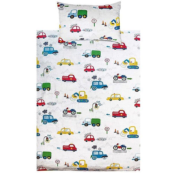 KEAYOO Babybettwäsche CAR/ZOO, Baumwolle, 2 teilig, günstig online kaufen