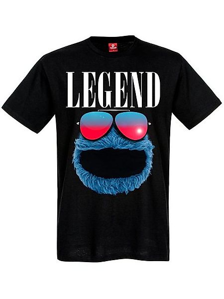 Sesamstrasse Cookie Legend Herren T-Shirt schwarz günstig online kaufen