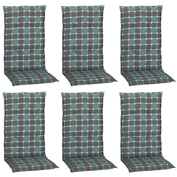 Beo Sitzauflage Hochlehner Büsum 6er-Set Türkis günstig online kaufen