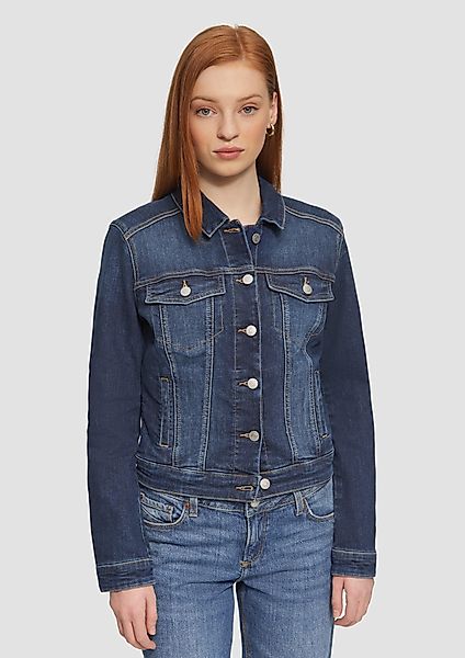 QS Outdoorjacke Schmal geschnittene Denimjacke in günstig online kaufen