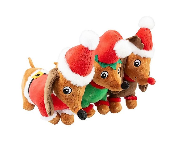 DUVO+ Tierkuscheltier Hundespielzeug Xmas Hund aus Plüsch günstig online kaufen