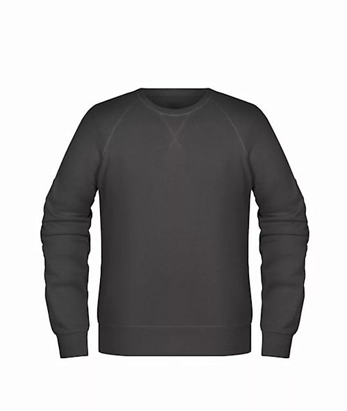 Novux Sweater Organic Cotton Herren Sweatshirt farbe dark gray (1-tlg) aus günstig online kaufen