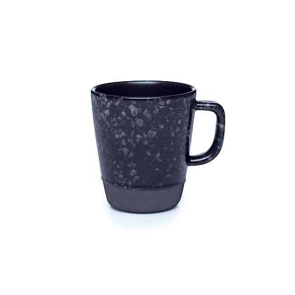 Raw Tasse mit Henkel 30cl schwarz mit Punkten günstig online kaufen