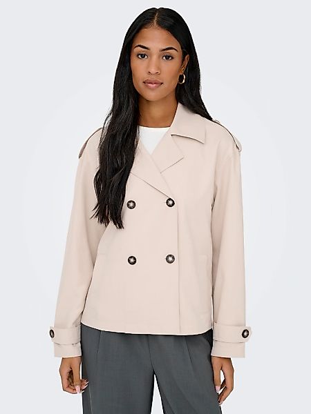 ONLY Kurzjacke "ONLHANNAH SHORT LIFE TRENCHCOAT OTW" Trenchcoat Style günstig online kaufen