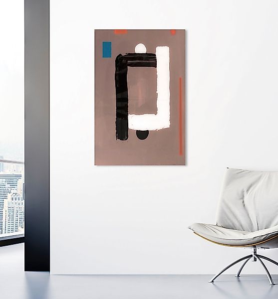queence Acrylglasbild "Kunstwerk", Abstrakt-Kunst-Gebäude-Graffiti, Fine Ar günstig online kaufen