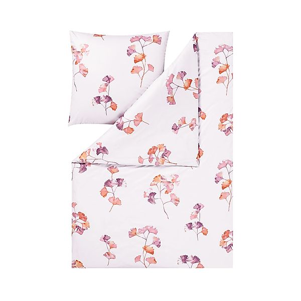 Estella Interlock Jersey Bettwäsche Alma 6242-435 Ginkgo Lila 135x200 günstig online kaufen