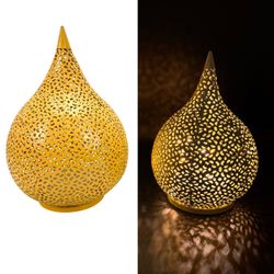 Online-Fuchs LED Laterne - Deko Metalltropfen günstig online kaufen