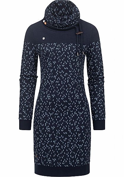 Ragwear Sweatkleid "Chloe Dress", stylisches Langarmkleid mit Ethnomuster günstig online kaufen