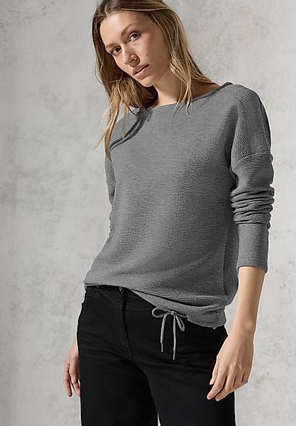 CECIL Langarmshirt mit Glitzer günstig online kaufen
