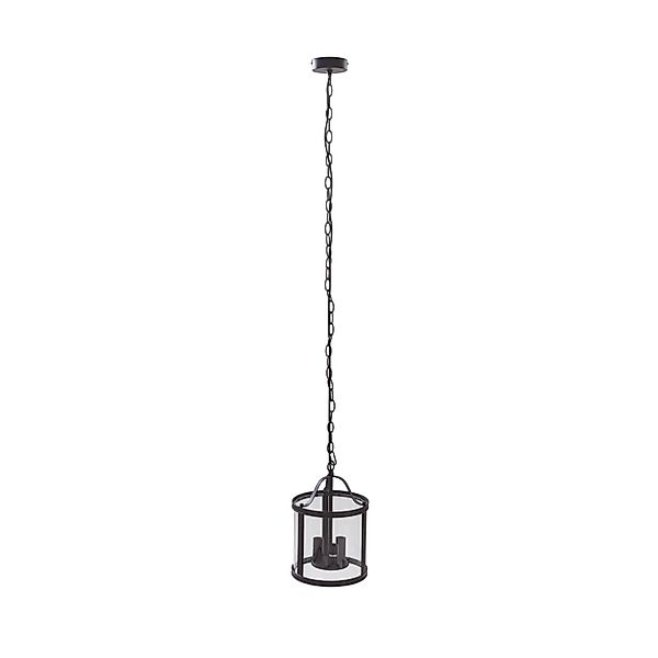 Lucande Pendelleuchte Eryk 10012951 Vintage Industriell in Schwarz aus Meta günstig online kaufen