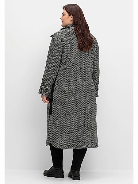 Sheego Trenchcoat Große Größen im Cargo-Stil, mit Stehkragen günstig online kaufen