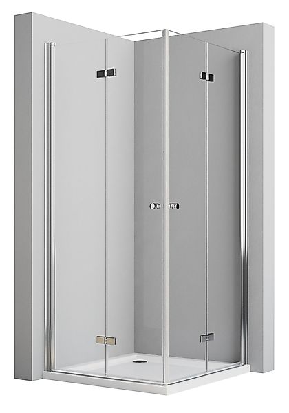 Boromal Eckdusche Duschkabine ecke 90x90 cm günstig online kaufen