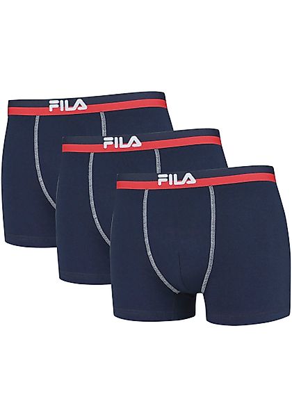 Fila Boxershorts (3er Pack) elastischer Logobund, günstig online kaufen