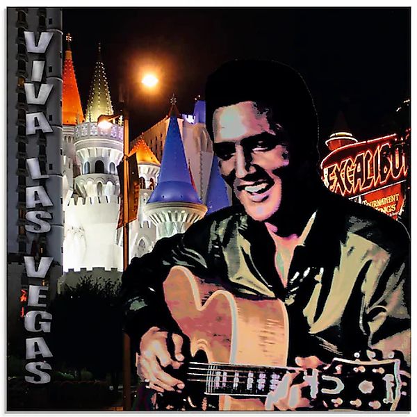 Artland Glasbild »Elvis Presley« Bilder von berühmten Musikern 1 Stk. tlg. günstig online kaufen