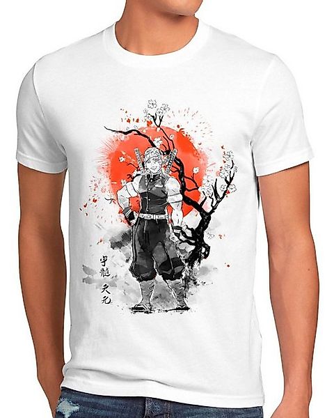 style3 T-Shirt Cherry Blossom Uzui demon slayer anime japan manga günstig online kaufen