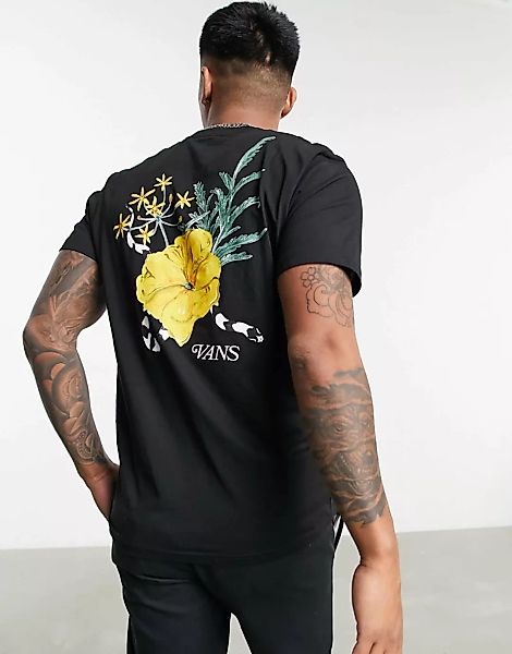 Vans – Super Bloom – Kurzärmliges T-Shirt in Schwarz günstig online kaufen