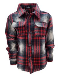 Fashion Boy Flanellhemd Flanellhemd kariertes Hemd günstig online kaufen