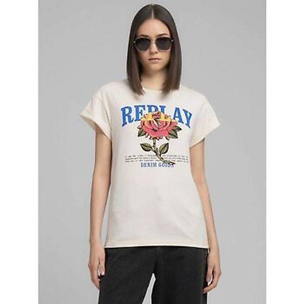 Replay  T-Shirt W3473A.2660-300 WINTER WHITE günstig online kaufen
