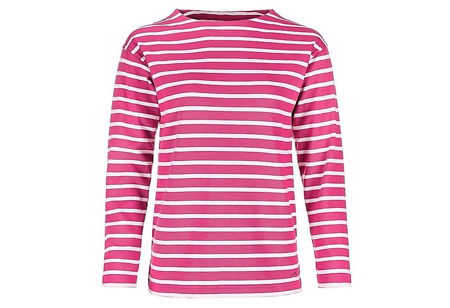modAS Langarmshirt 2500D Damen Bretonisches Shirt U-Boot Ausschnitt - Ringe günstig online kaufen