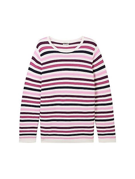 TOM TAILOR PLUS Strickpullover Plus Size - Pullover mit Bio-Baumwolle günstig online kaufen