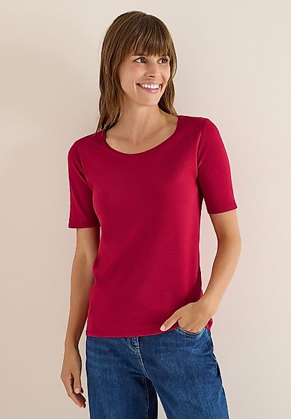 CECIL T-Shirt in Unifarbe günstig online kaufen