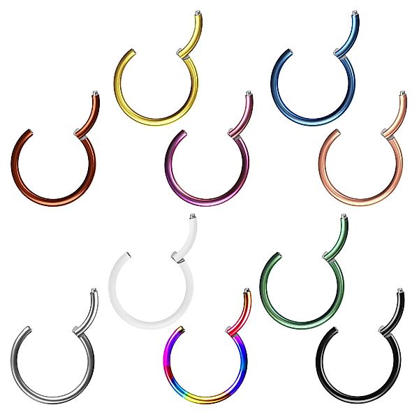 Taffstyle Nasenpiercing Segmentring Piercing Titan G23 günstig online kaufen