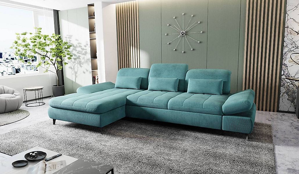 Hygger Möbelhaus Ecksofa NOLA Sofa L günstig online kaufen