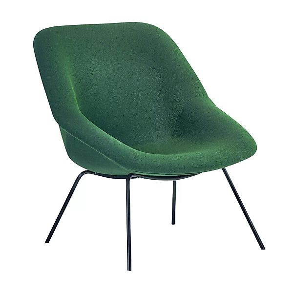 Richard Lampert - H 55 Sessel Gestell schwarz - grün/Stoff Rohi Sera Verde/ günstig online kaufen