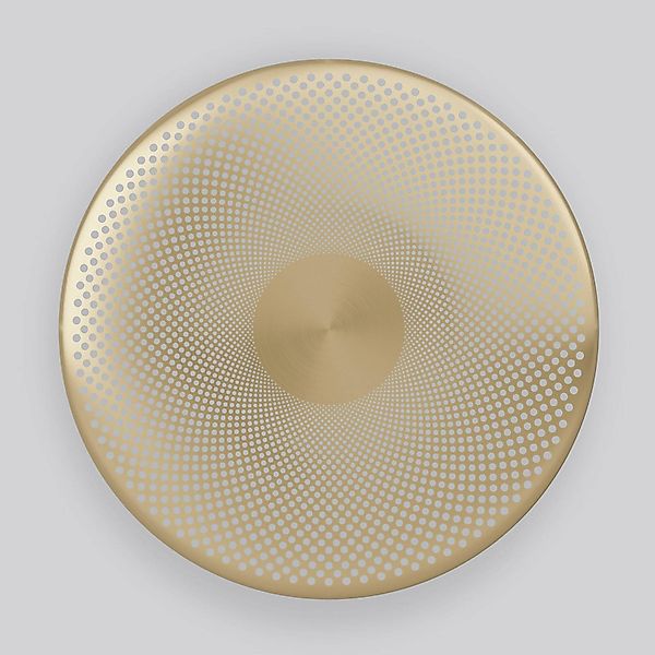 Northern LED-Wandleuchte Glint, messingfarben, Ø 36 cm günstig online kaufen