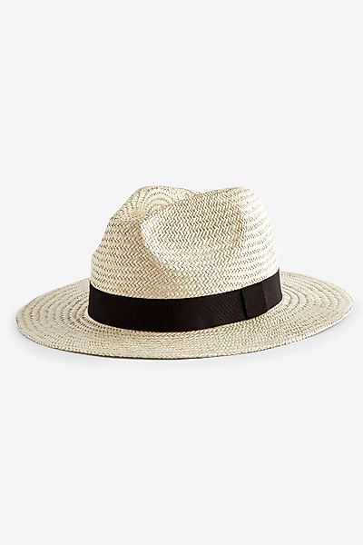 Next Sonnenhut Panamahut mit blauem Hutband günstig online kaufen